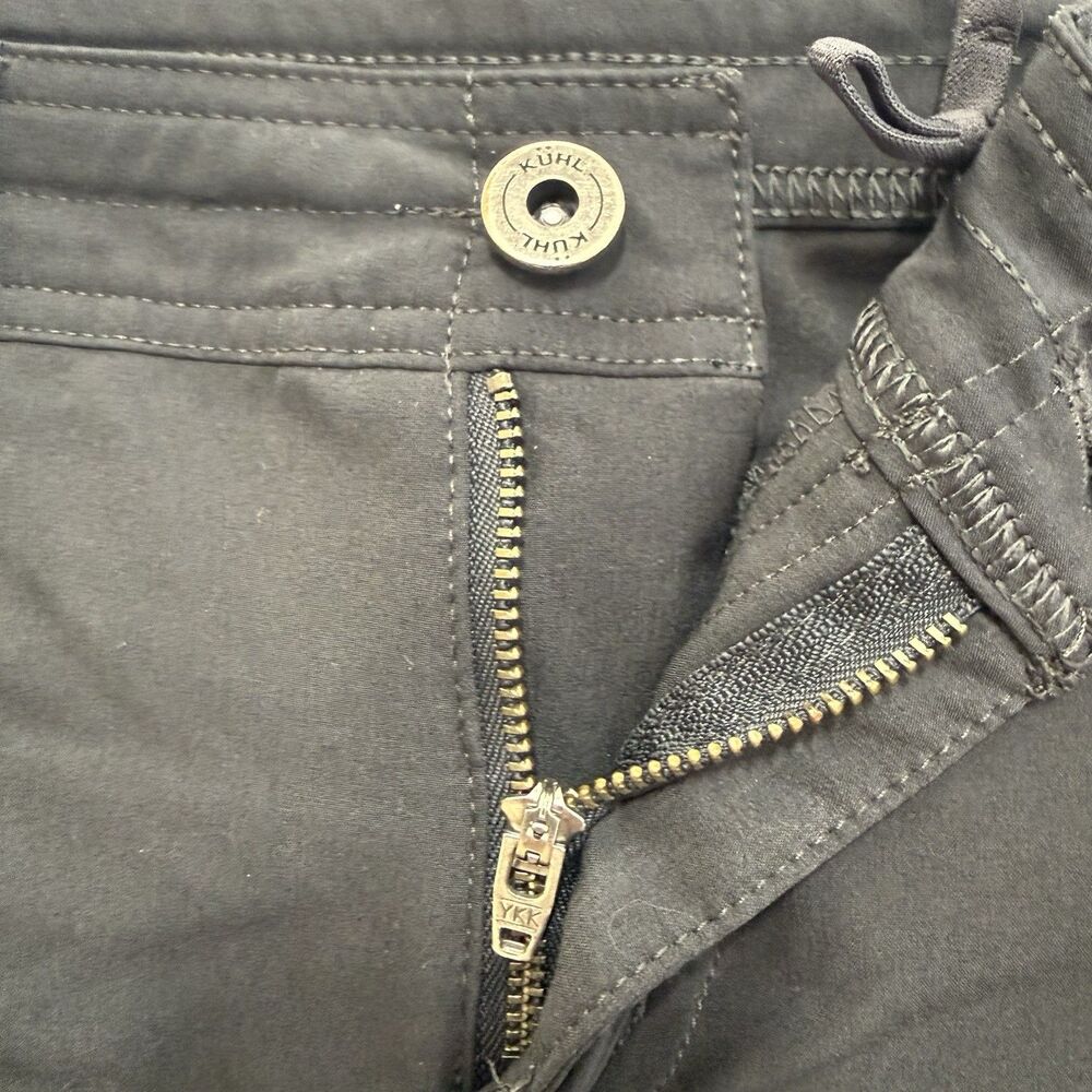 KÜHL Freeflex 10" inseam Cargo Shorts Womens size 8 Black Hiking/Camping Stretch - Picture 4 of 13
